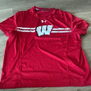 Under Armour Wisconsin Badger Athletic Tee